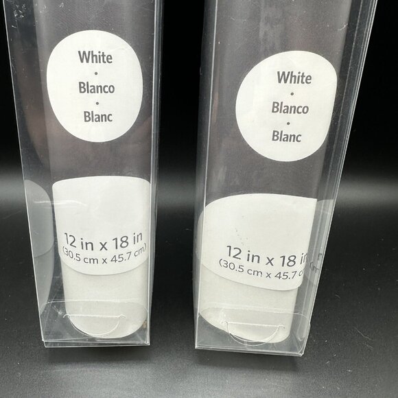 Heat Transfer Rolls Fabric White Silhouette America 12" x 18" Lot of 2 Bundle - Picture 2 of 5